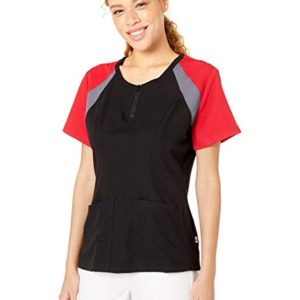 Zipper Scrub Top