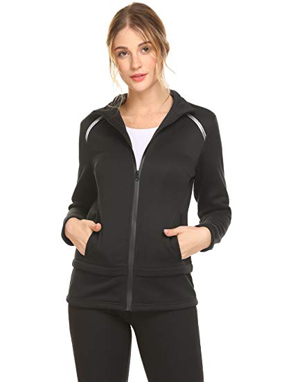 Sports Jacket Full Zip Workout Sweatshirt - WF Shopping