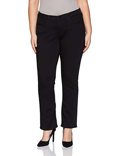 Women's Plus Size Curvy Straight Jeans - WF Shopping