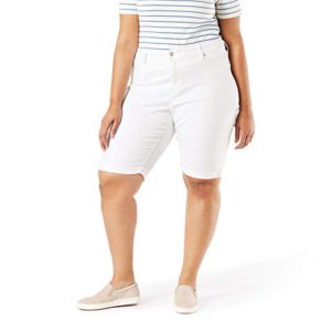 Mid-Rise Skinny Shorts