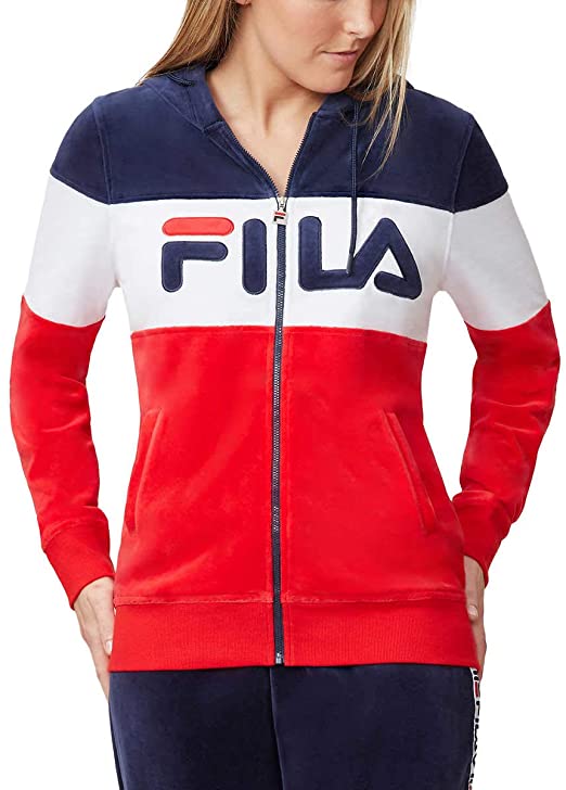 Fila Ladies' Velour Hooded Jacket - WF Shopping