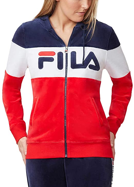 Fila Ladies' Velour Hooded Jacket WF Shopping