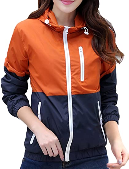 Hooded Windbreaker Sports Outwear Jacket - WF Shopping