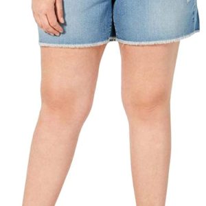 Plus Distressed Denim