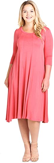 Plus Size Long Sleeve Flowy Maxi Dress - WF Shopping
