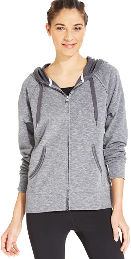 Calvin Klein Women's French Terry Hooded Jacket - WF Shopping