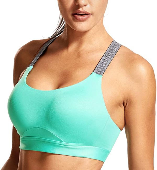 Padded Cup Full Coverage Workout Sports Bra WF Shopping