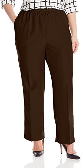 Women's Plus-Size Poly Proportioned Medium Pant - WF Shopping