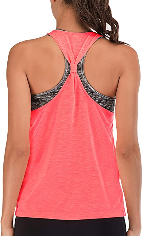 Workout Tank Tops for Women with Built in Bra - WF Shopping