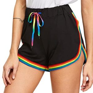 Rainbow Stripe Short