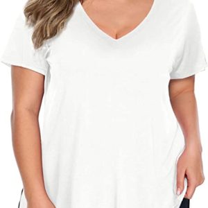Plus Size Tops V Neck