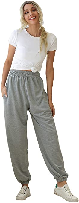 Women's Active High Waisted Thin Sweatpants - WF Shopping