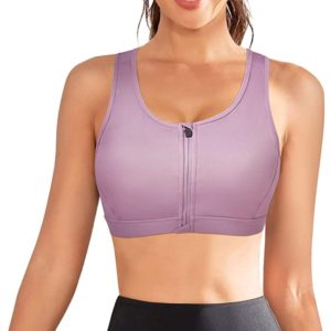 Yoga Bras with Zipper