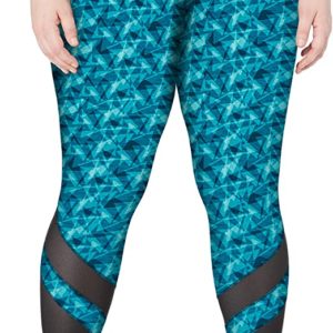 Mesh Pieced Run Legging