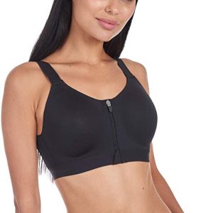 Zip Front Sports Bra