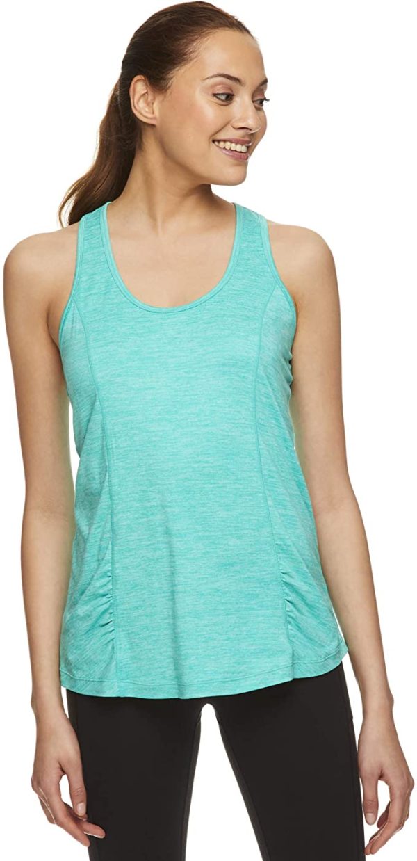 Women's Open Back Yoga Tank Top Long Workout & Gym WF Shopping
