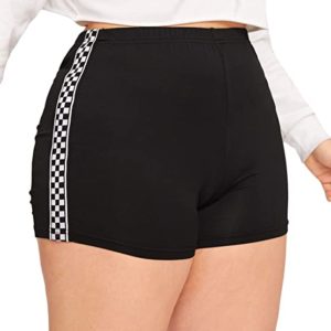 Striped Side Biker Shorts