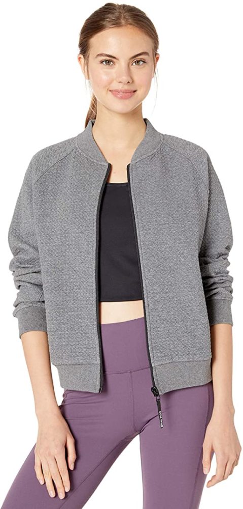 activewear bomber jacket