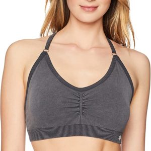 Distressed Racerback Bra