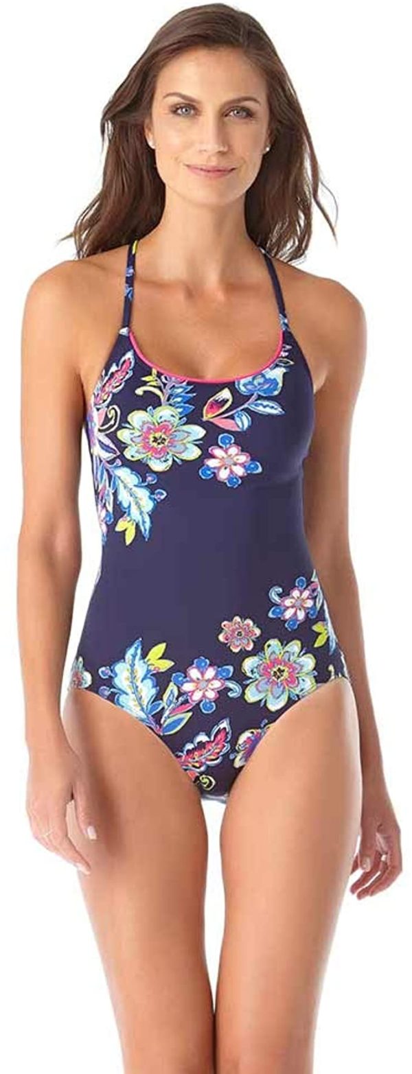 Shirred Maillot Swimsuit