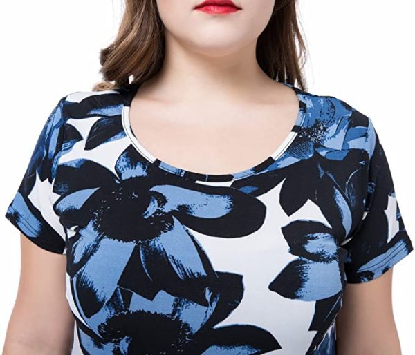 Plus Size Floral Printed