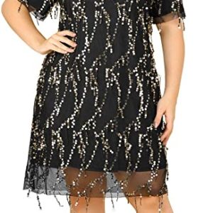 Plus Size Glitter Cocktail