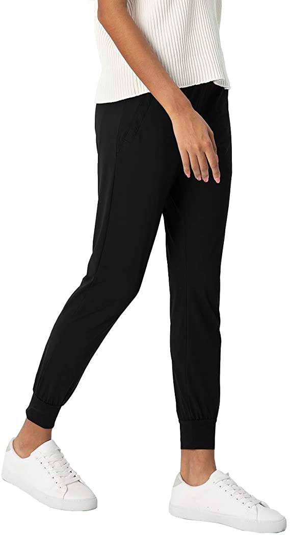 Women's Lightweight Joggers with Zippered Pockets - WF Shopping