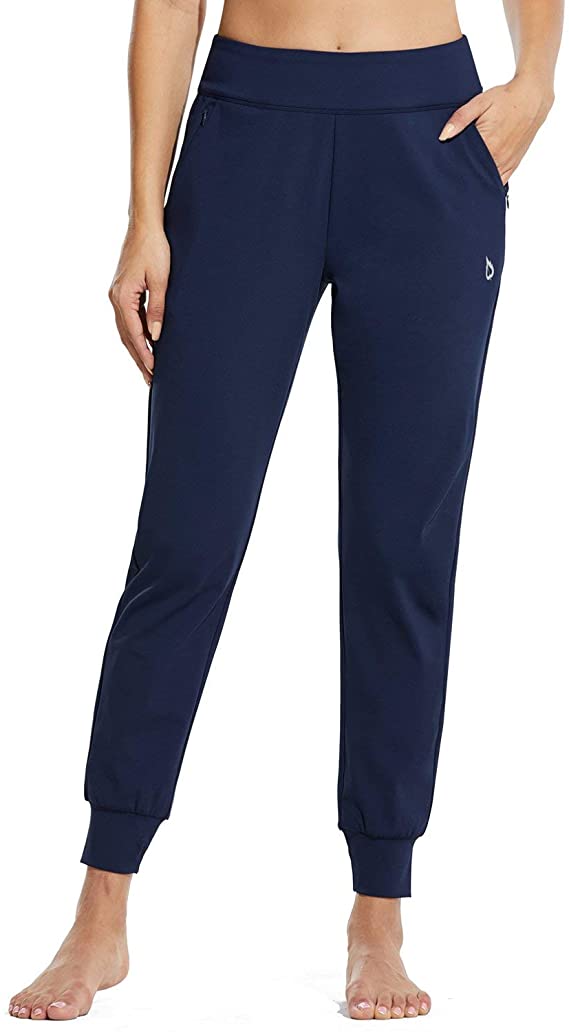 Women's Joggers with Zipper Pockets Tapered Athletic WF Shopping