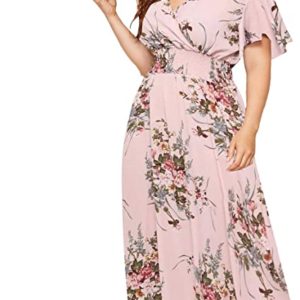 V Neck Maxi Dress