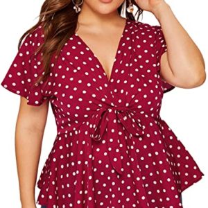 Plus Size Polka Dots