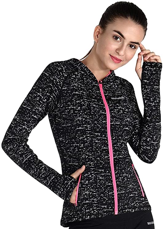 Women's Workout Track Jacket Full Zip Athletic WF Shopping