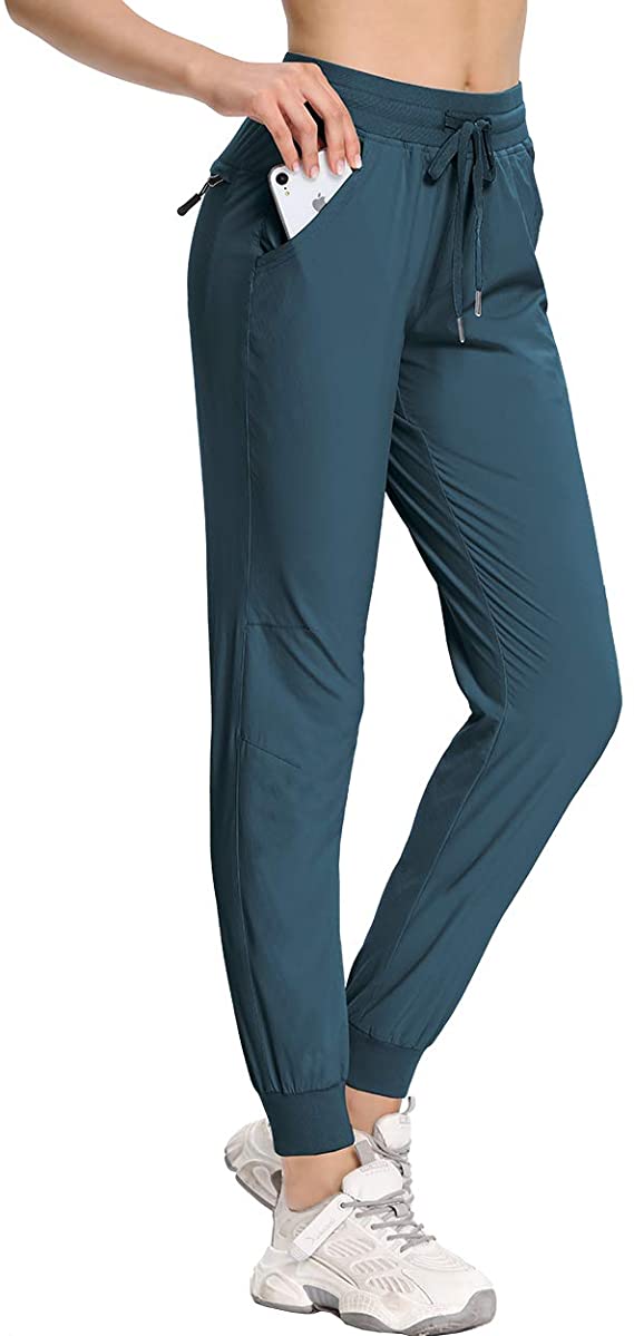 Women's Athletic Joggers Water Resistant Running Pants - WF Shopping