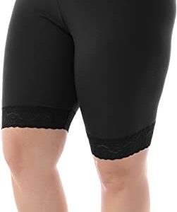 Shorts with Lace Trim