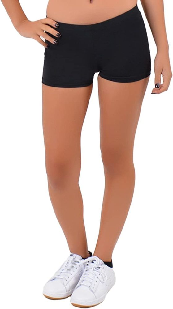 Girl's and Women's Nylon Spandex Stretch Booty Shorts WF Shopping