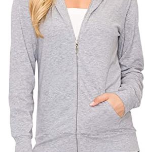 Full Zip-up Plain Hoodie