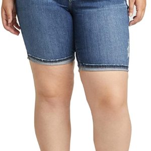 Roll Cuff Denim Short