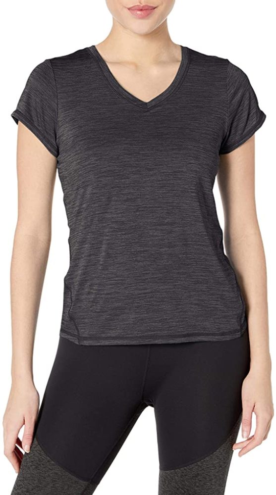 Short Sleeve Workout TShirt Performance VNeck Activewear Top WF