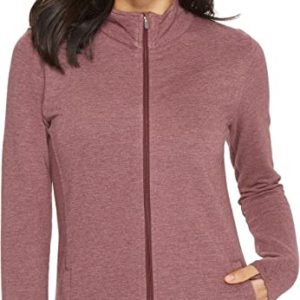full zip heather jacket
