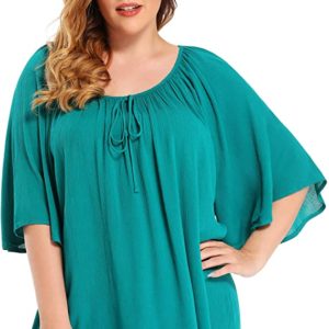 Plus Size Tops Ruffle