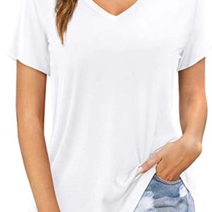 V Neck Short Sleeve