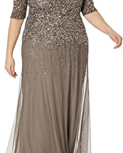 Plus-Size Beaded Illusion