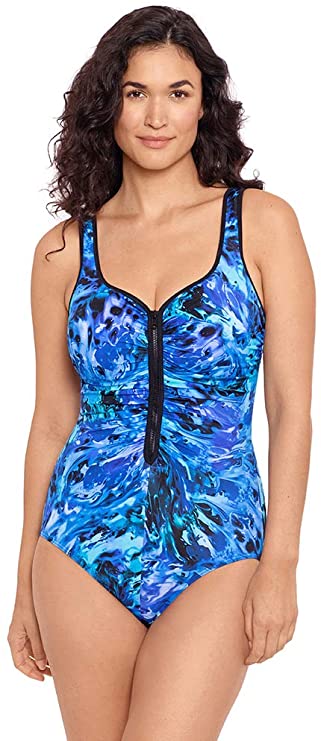 One Piece Zipper Front One Piece Zipper Front