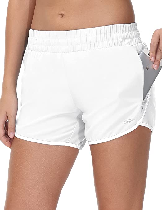 Women's Running Shorts 4" QuickDry Workout Athletic Shorts WF Shopping