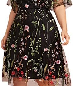 Plus Size A Line Midi