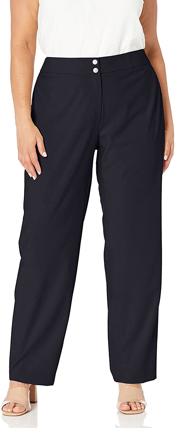 Calvin Klein Women's Plus Size Classic Fit Lux Pant - WF Shopping
