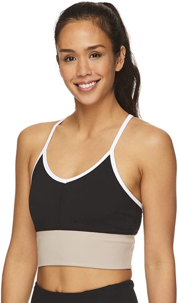 Medium Impact Longline Racerback Workout & Yoga Sports Bra WF Shopping