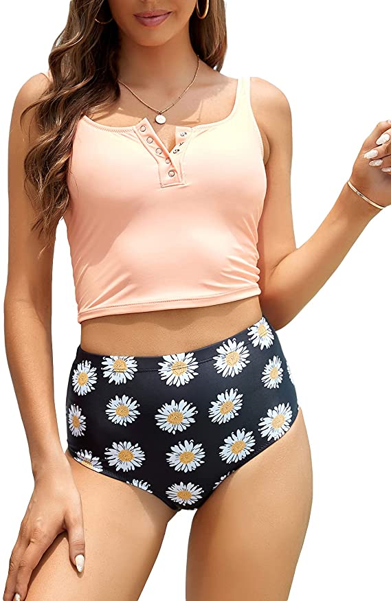 High waist briefs come up higher than any of our other bikini bottoms. They  have all-round good coverage and they work really well for those of us who  are looking for a