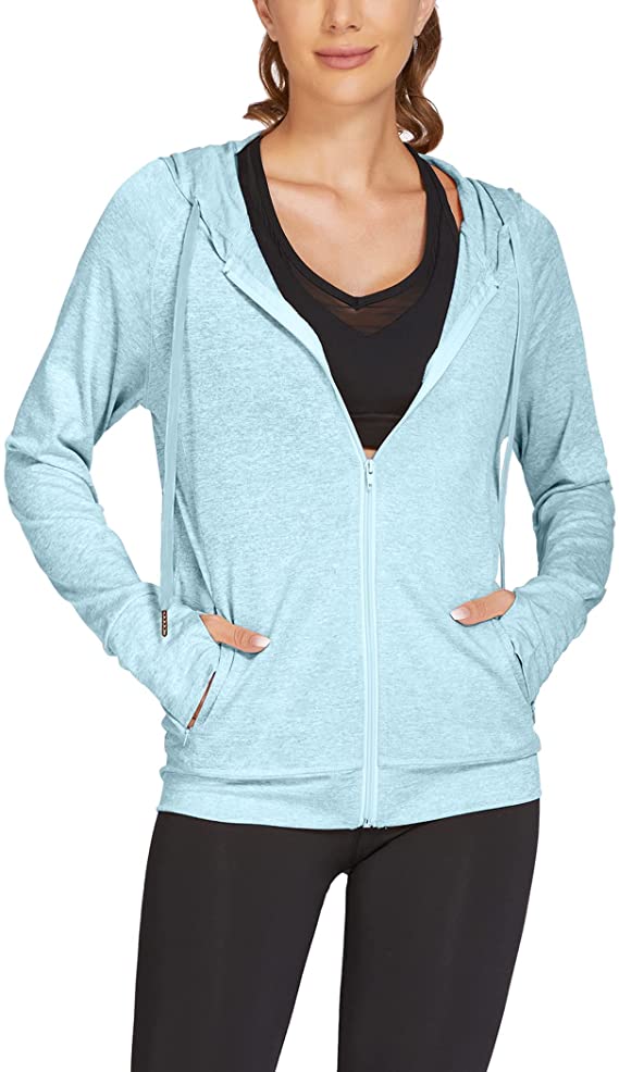 Thumbhole Lightweight Workout Jacket with Pockets WF Shopping