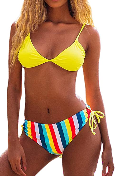 Yellow Striped Printed Yellow Striped Printed