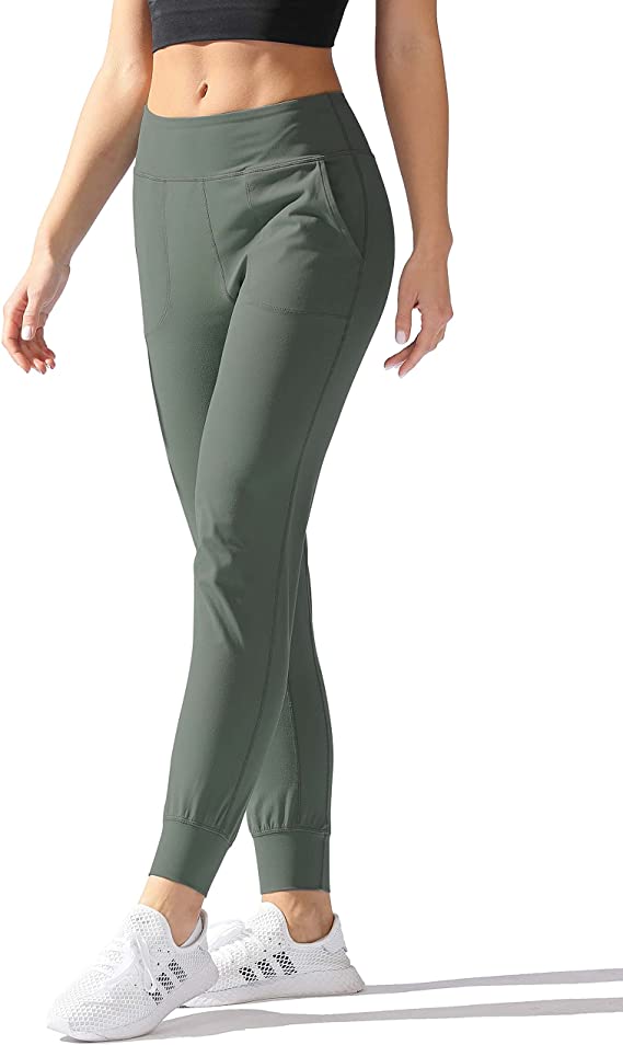 Women's Joggers Pants with Pockets High Waist Yoga Pants - WF Shopping